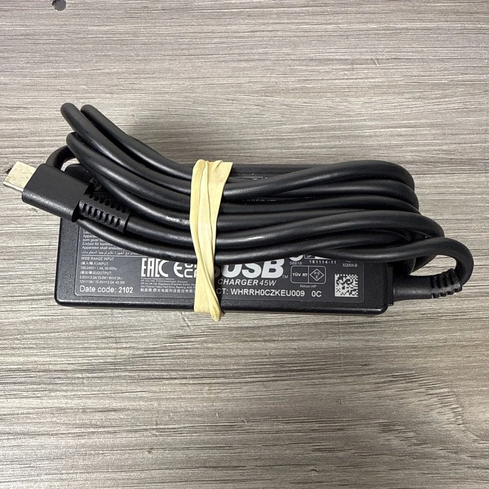 Genuine HP Laptop Charger AC Power Adapter L42206-002 L43407-001 USB-C 45W